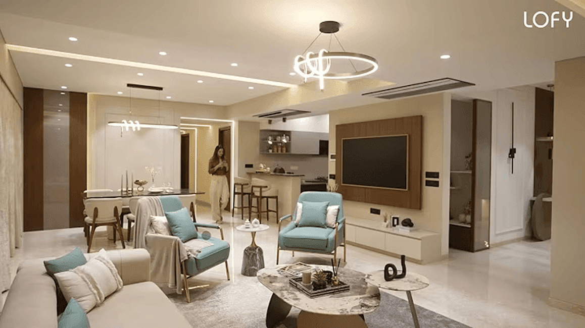 LOFY Interiors | 4BHK at Shivalik Edge